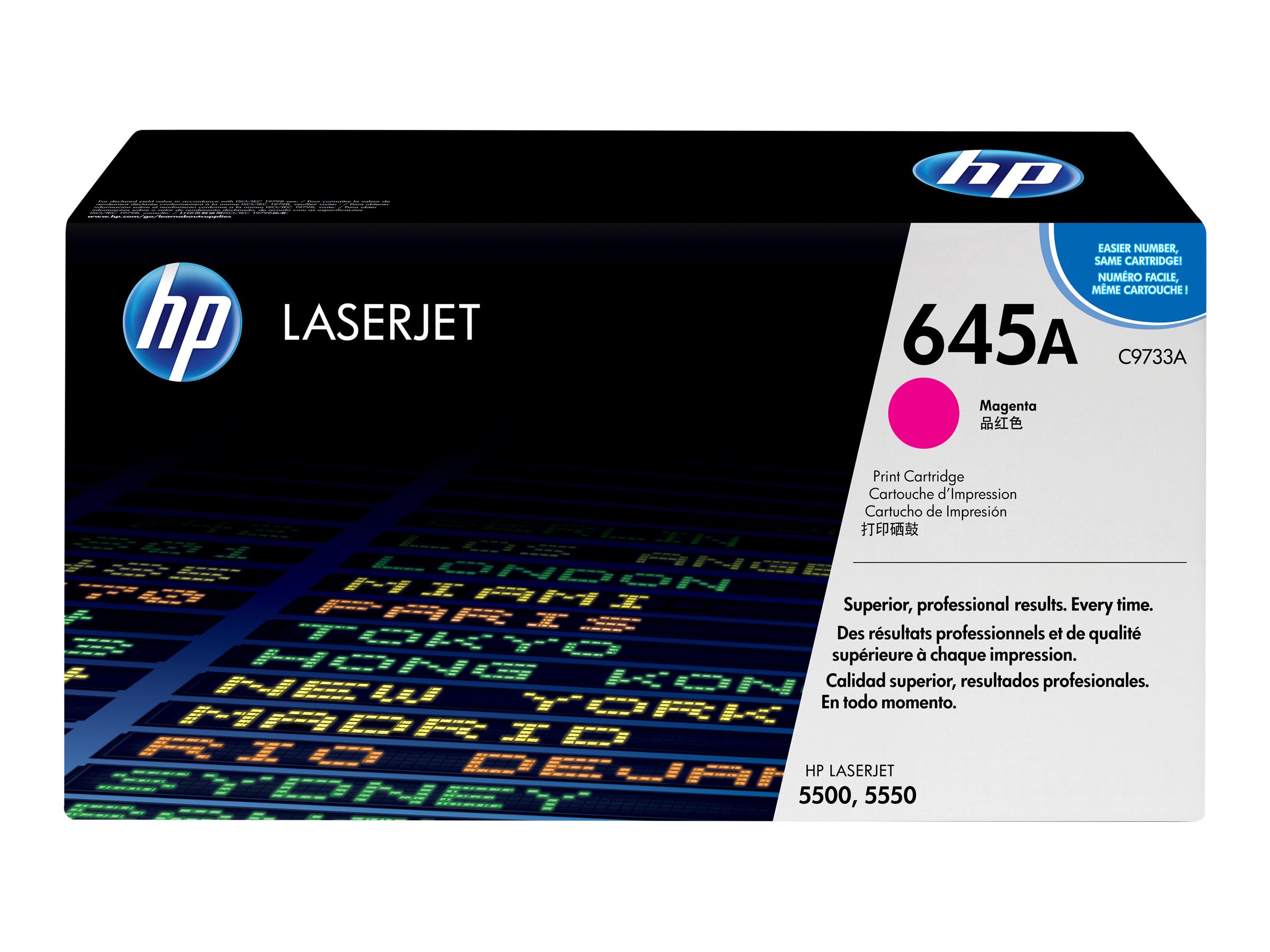 HP 645A - Magenta - original - LaserJet - Tonerpatrone (C9733A)für Color LaserJet 5500 - 5550