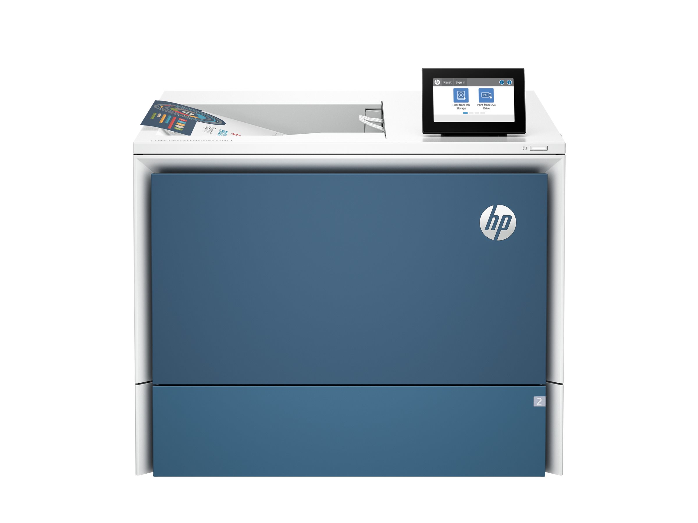 HP Color LaserJet Enterprise 5700dn - Drucker - Farbe - Duplex - Laser - A4/Legal - 1200 x 1200 dpi - bis zu 43 Seiten/Min. (einfarbig)//bis zu 43 Seiten/Min. (Farbe) - Kapazität: 650 Blätter - Gigabi