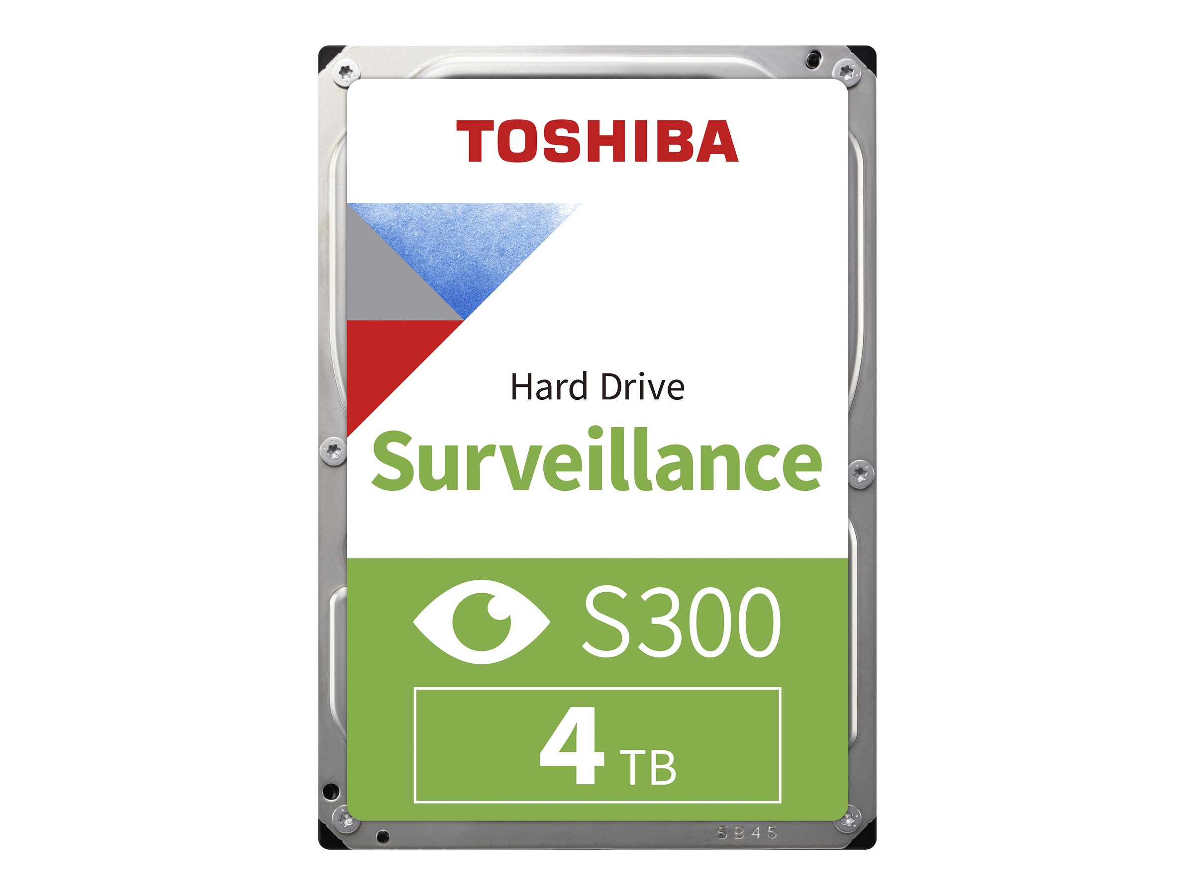 Toshiba S300 Surveillance - Festplatte - 4 TB - intern - 3.5" (8.9 cm)SATA 6Gb/s - 5400 rpm - Puffer: 128 MB