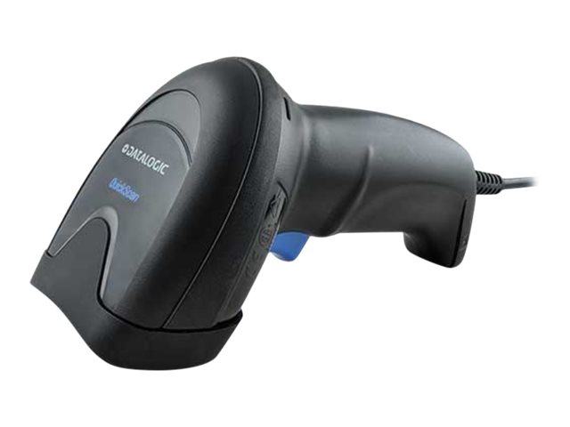 Datalogic QuickScan QD2590 - Kit - Barcode-ScannerHandgerät - 2D-Imager - 60 Bilder / Sek. - decodiert - Keyboard-Wedge - RS-232 - USB