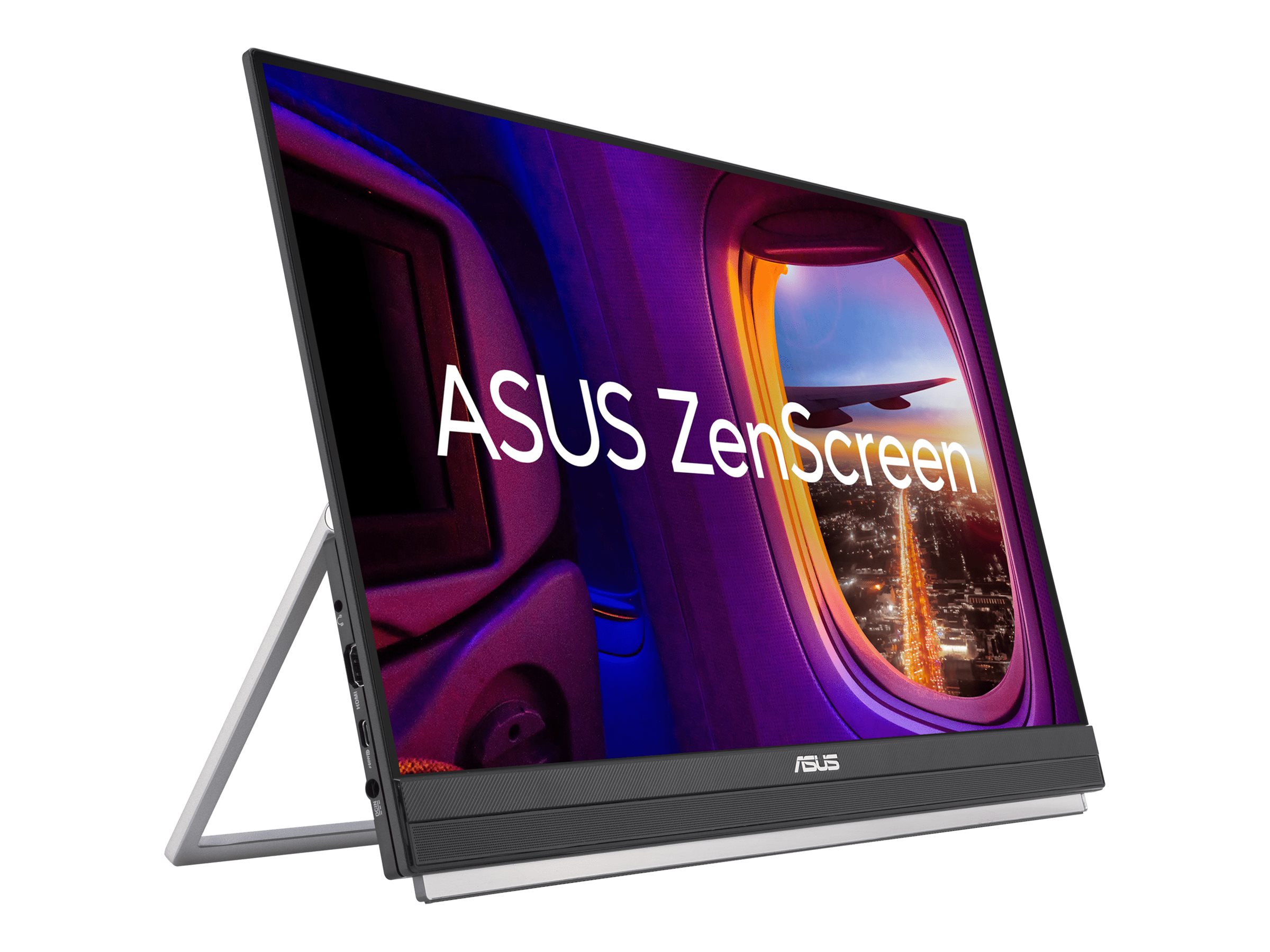 ASUS ZenScreen MB229CF - LED-Monitor - 55.9 cm (22")tragbar - 1920 x 1080 Full HD (1080p) @ 100 Hz - IPS - 250 cd/m² - 1000:1 - 5 ms - HDMI - USB-C - Lautsprecher - Schwarz