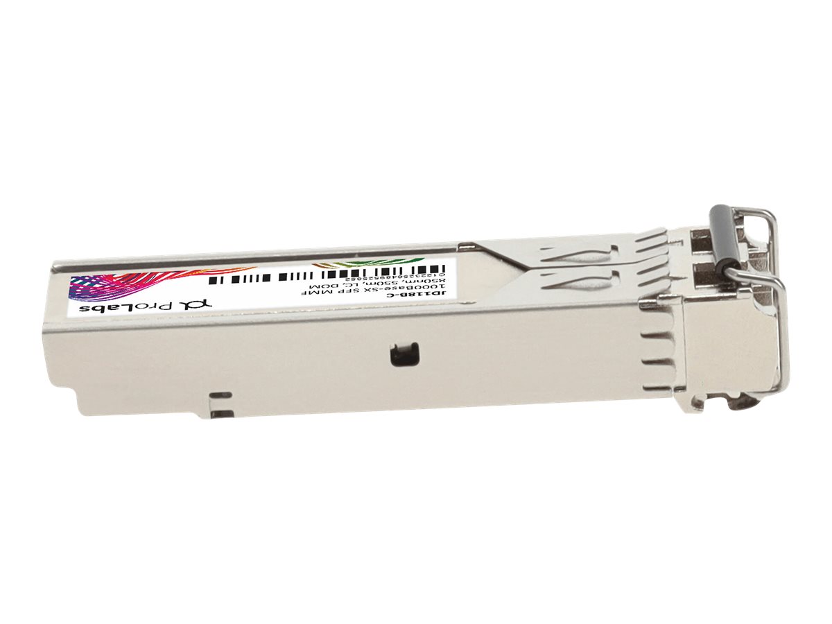 3rd Party ProLabs JD118B-C, Faseroptik, 1250 Mbit/s, SFP, LC, SX, 550 mX120 1 GB LC SX SFP-Transceiver