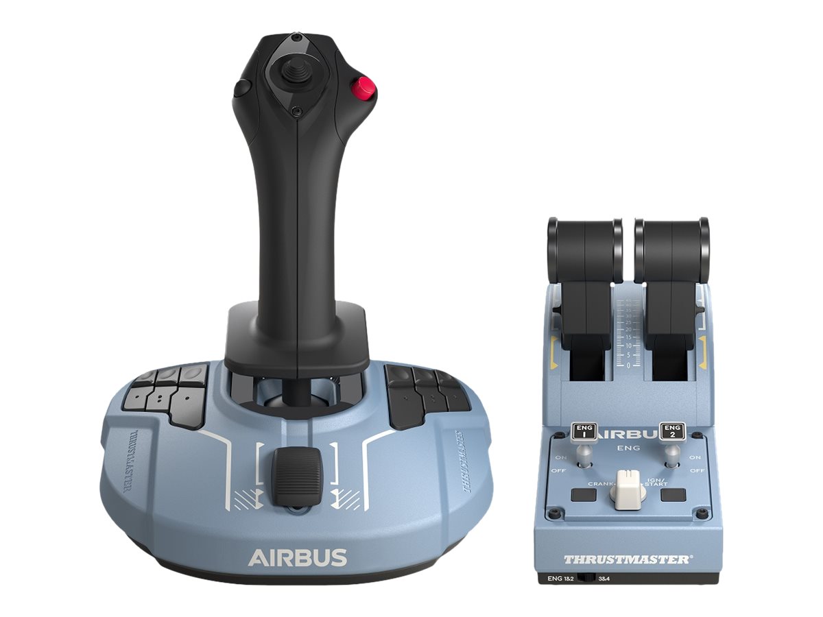 ThrustMaster Civil Aviation (TCA) Officer PackAirbus Edition - Joystick und Gasregler - kabelgebunden - für PC