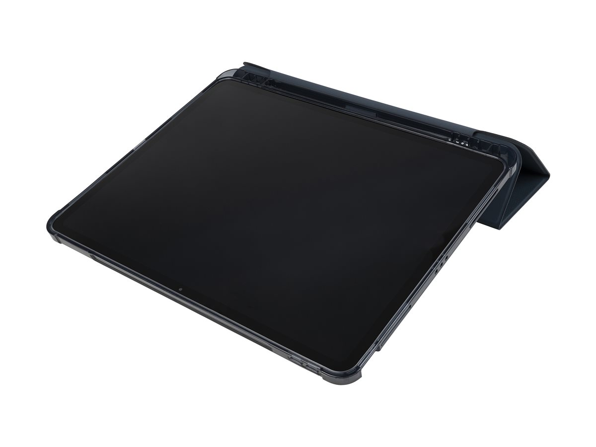 TUCANO Satin - Flip-Hülle für Tablet - Thermoplastisches Polyurethan (TPU)Polycarbonat - Blau/Schwarz - für Apple 13-inch iPad Pro (M4)