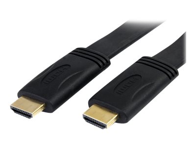 StarTech.com Flaches High-Speed-HDMI-Kabel mitEthernet 5m - Ultra HD 4k x 2k HDMI Kabel mit vergoldeten Kontakten - HDMI Videokabel - HDMI-Kabel mit Ethernet - HDMI männlich zu HDMI männlich - 5 m - a