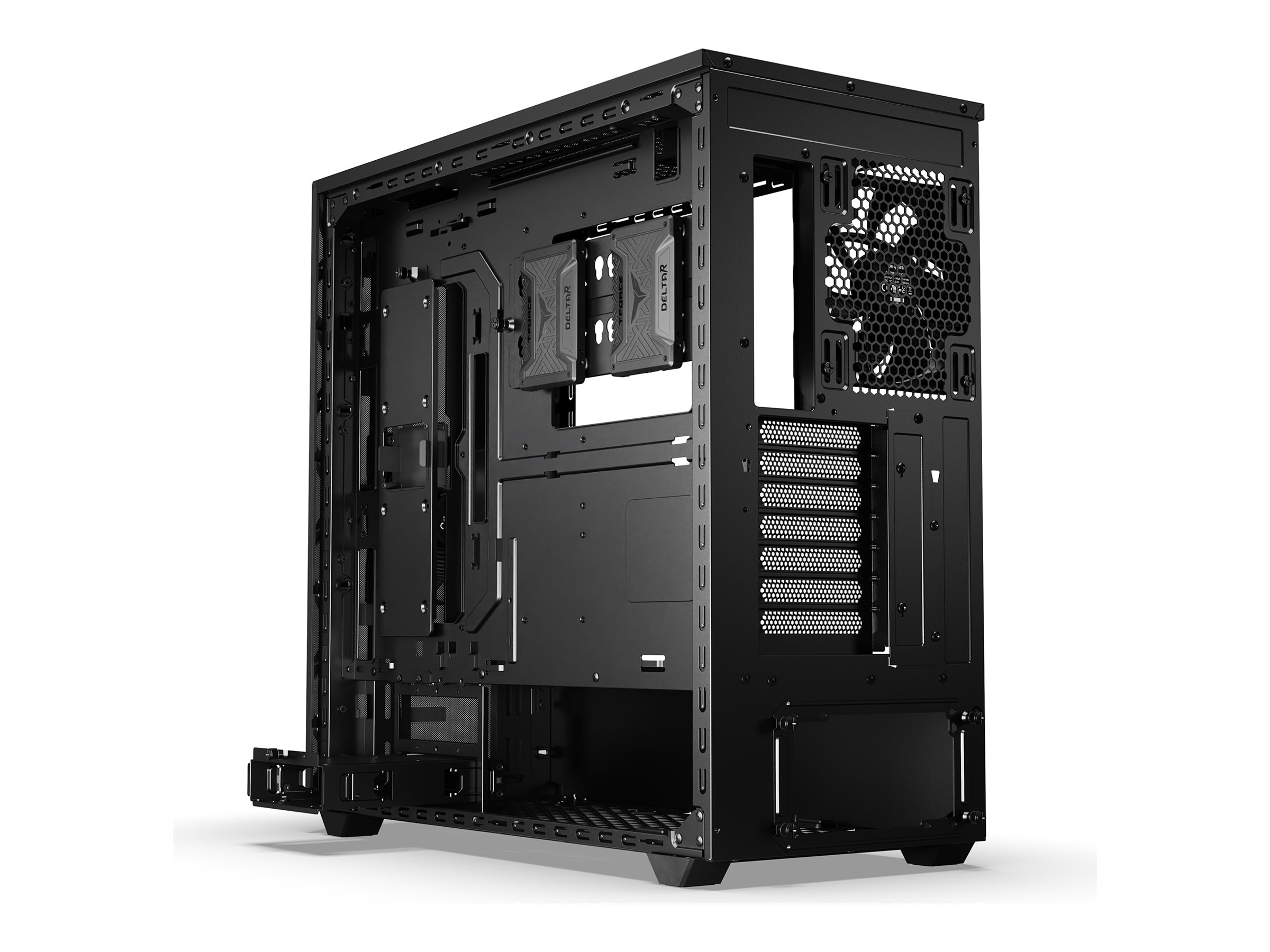Be Quiet! Midi-Tower - E-ATX - Seitenteil mit Fenster (gehärtetes Glas)keine Spannungsversorgung (ATX / PS/2) - Schwarz - USB/Audio