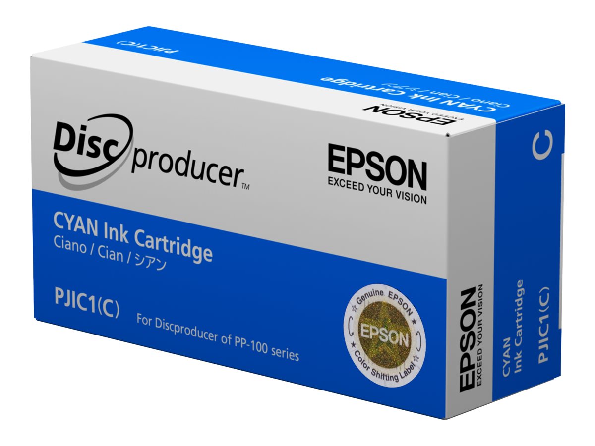 Epson Discproducer PJIC7(C) - Cyan - originalTintenpatrone - für Discproducer PP-100 - PP-100AP - PP-100II - PP-100IIBD - PP-100III - PP-100N - PP-100NII