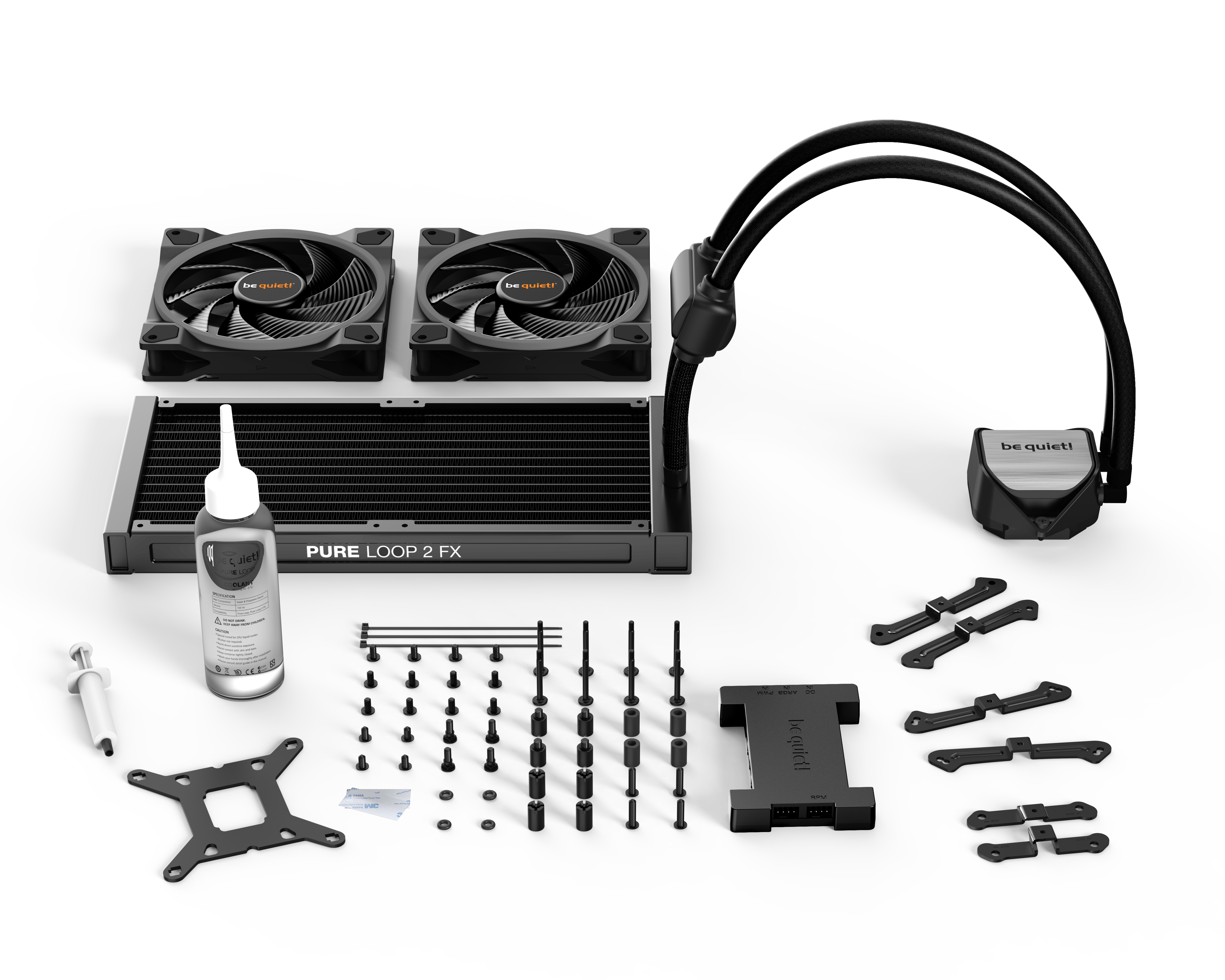 Be Quiet! Pure Loop 2 FX - Prozessor-Flüssigkeitskühlsystem - 280mm - (für: LGA1700, LGA1200, LGA2066, LGA1150, LGA1151, LGA1155, LGA2011, LGA2011-3, LGA2011 (Square ILM)LGA2011-3 (Square ILM) - AM4 -