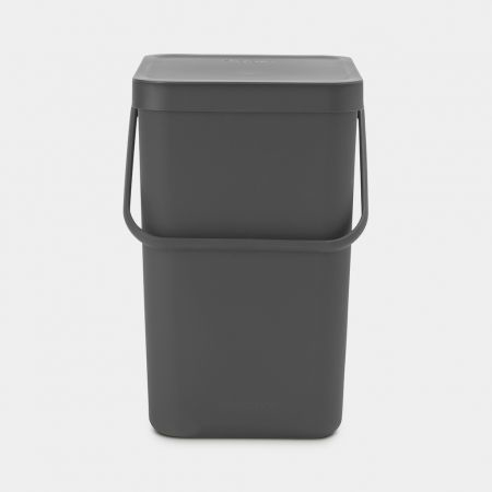 Brabantia 129940, 25 l, Rechteckig, Kunststoff, Grau, 265 mm, 340 mmSort & Go Abfallbehälter - 25 liter