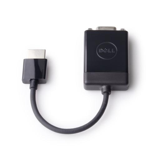 Dell  Videoadapter - HDMI männlich zu HD-15 (VGA)weiblich - für Chromebook 3120; Inspiron 17 77XX - 24 5459 - 3059 - 3263 - 5458 - 55XX - 7459; Vostro 3650