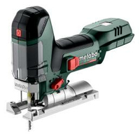 Metabo ST 18 LT, Oberer Griff, Schwarz, Gelb, Stahl, Holz, Bürstenlos, 3500 SPM, 13 cm