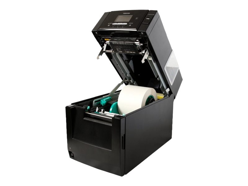 Toshiba TEC BA410T-GS12-QM-S - Etikettendrucker - Thermodirekt - Rolle (11,8 cm)203 dpi - bis zu 203.2 mm/Sek. - USB 2.0 - LAN - NFC - Bluetooth 2.1 EDR