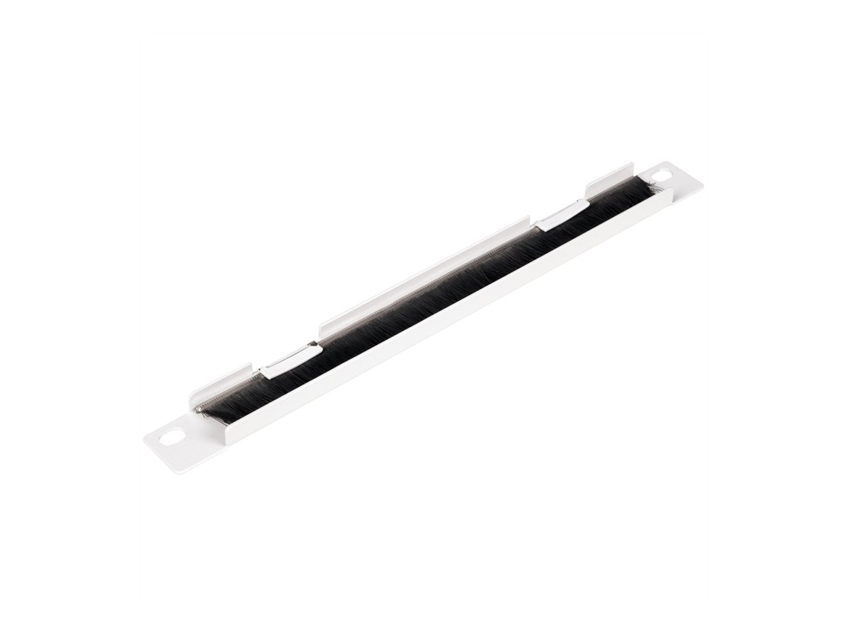ROLINE Kabeleingangsplatte für Rack - mit Bürstenstreifen - RAL 7035, Hellgrau - 0.5U - 25.4 cm (10")für P/N: 26.21.0024 - 26.21.0025 - 26.21.0026