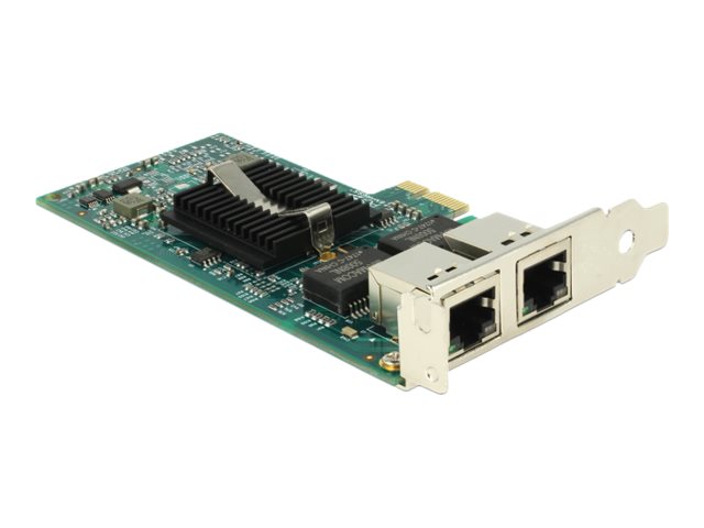 Delock PCI Express Card > 2 x Gigabit LAN - NetzwerkadapterPCIe 2.0 Low-Profile - Gigabit Ethernet x 2