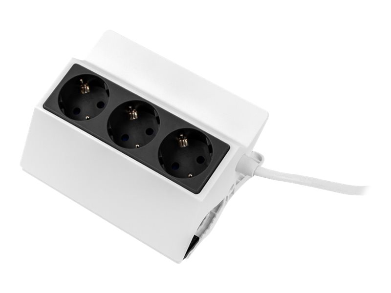 Bachmann PEGGY - Steckdosenleiste - Wechselstrom 250 V - Eingabe, Eingang power CEE 7/7 - Ausgangsanschlüsse: 3 (3 x Strom Typ F)