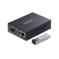 StarTech.com Startech - Medienkonverter - 1GbE - über Glasfaser10Base-T - 1000Base-LX - 100Base-TX - 1000Base-T - LC Duplex Single-Mode / RJ-45 - bis zu 40 km - 1310 nm - TAA-konform