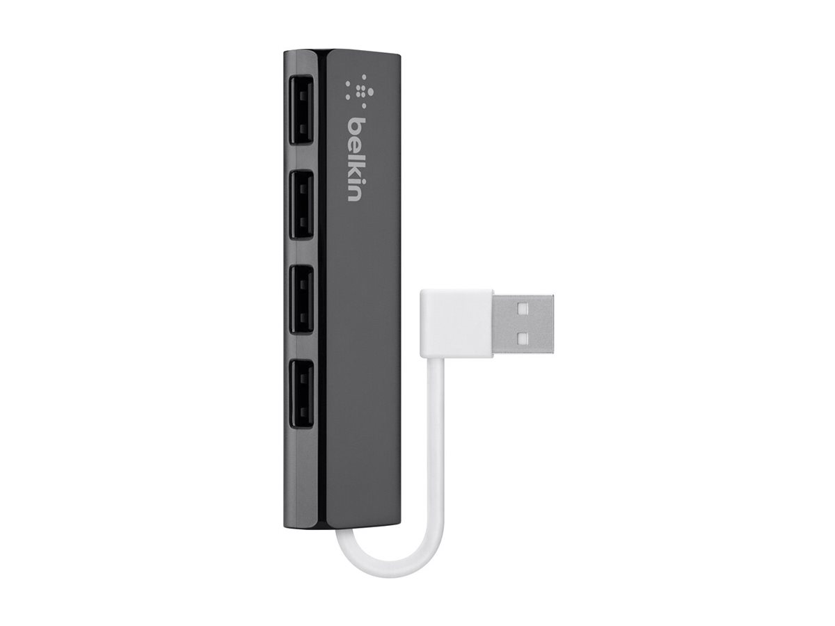 Belkin Ultra-Slim Travel - Hub - 4 x USB 2.0