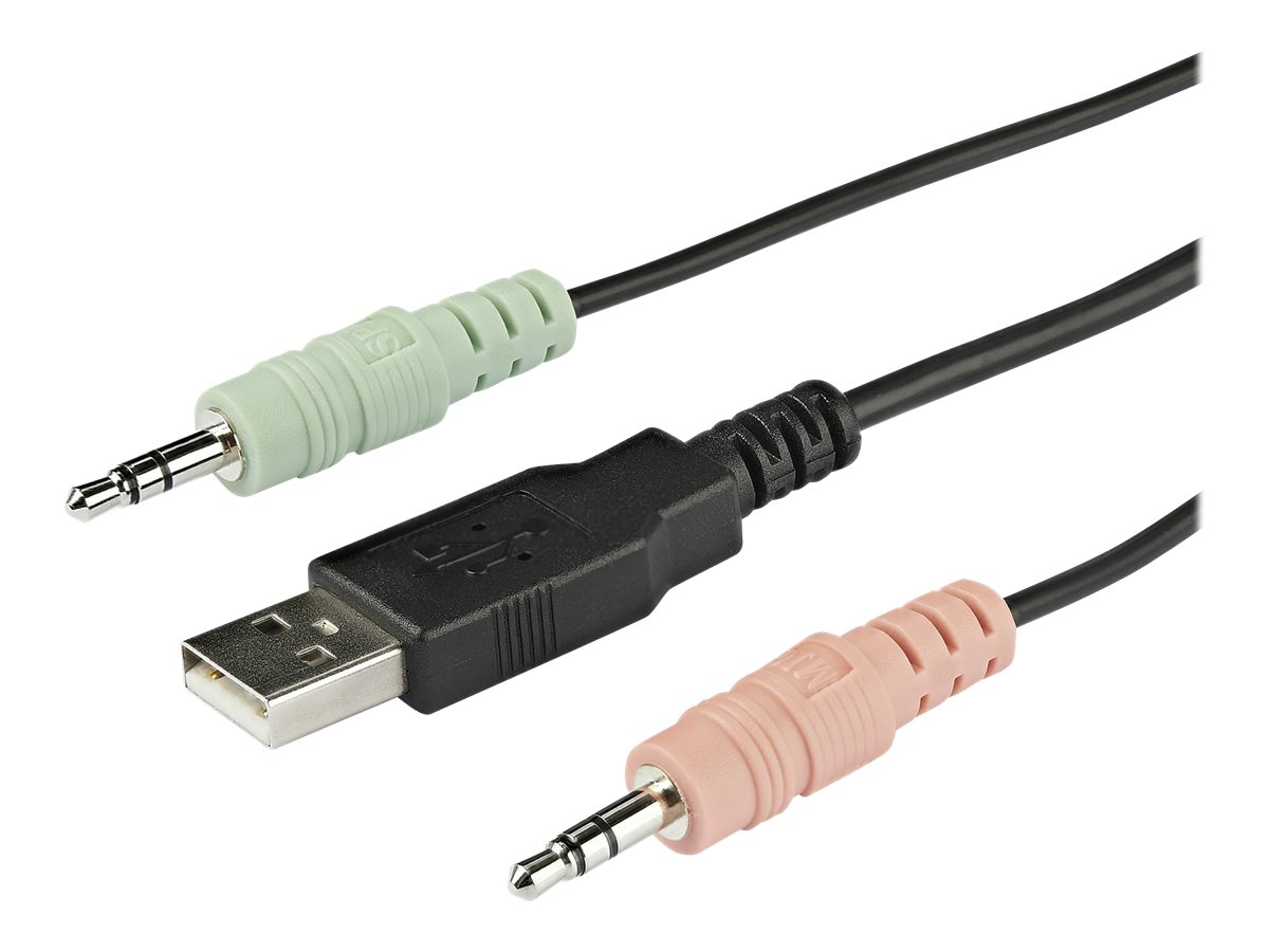 StarTech.com 2 Port HDMI KVM Switch mit KabelnUSB 4K 60Hz - Audio - KVM-/Audio-Switch - 2 x KVM/Audio - 1 lokaler Benutzer - Desktop