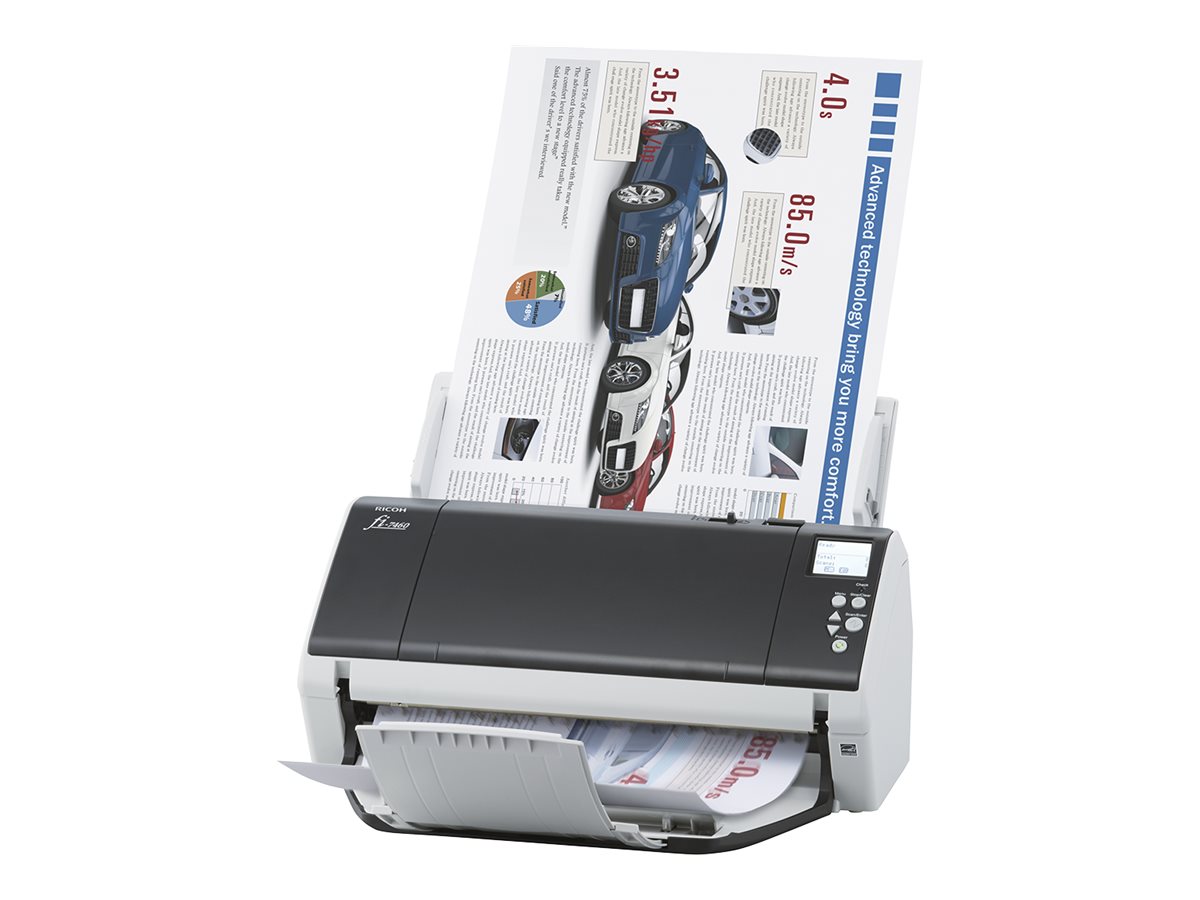 Ricoh fi-7460 - Dokumentenscanner - Dual-CCD - Duplex - 304.8 x 431.8 mm - 600 dpi x 600 dpi - bis zu 60 Seiten/Min. (einfarbig)bis zu 60 Seiten/Min. (Farbe) - automatischer Dokumenteneinzug (100 Blät