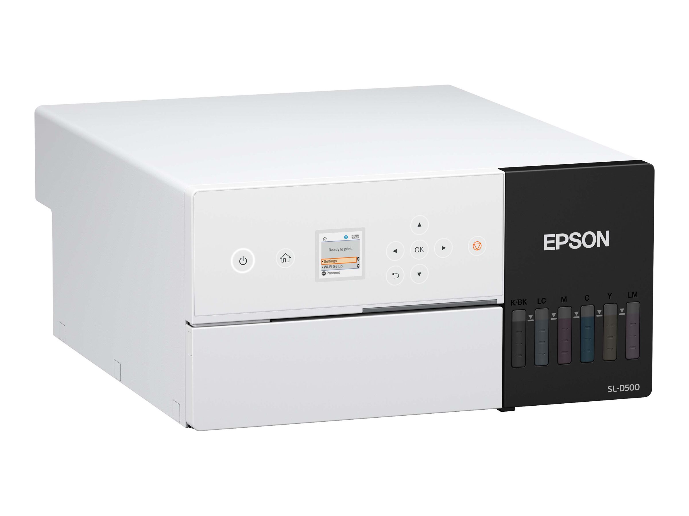 Epson SURELAB SL-D500 - Drucker - Farbe - piezoelektrischer Tintendrucker - CISS - 100 x 150 mm - 1440 x 720 dpi - bis zu 4.17 Abzüge/Min. (einfarbig)/ bis zu 4.17 Abzüge/Min. (Farbe) - Kapazität: 100