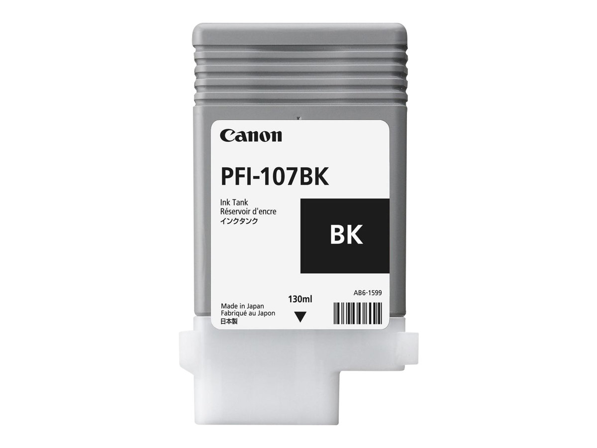 Canon PFI-107BK, Schwarz, Tinte auf Pigmentbasis, 1 Stück(e)Schwarz - 130 ml