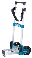 Makita TR00000001, Transportwagen, Schwarz, Blau, Weiß, 125 kg, 2 Rad/RäderHöhenverstellbarer Trolley zum einfachen MAKPAC-Transport inklusive Sicherungsgurt