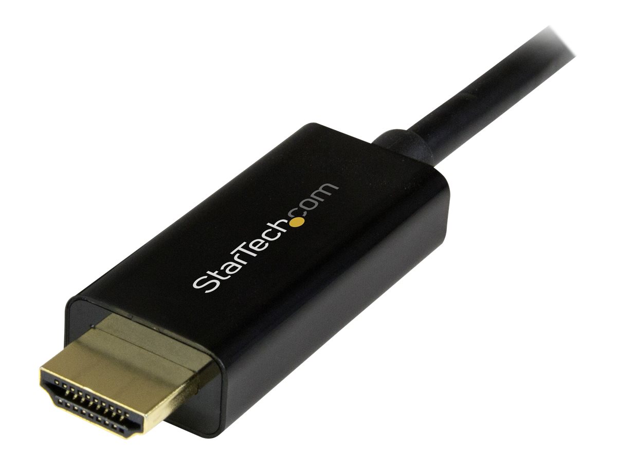 StarTech.com DisplayPort auf HDMI Kabel - 5mDP zu HDMI Adapter mit Kabel - Ultra HD 4K 30Hz - St/St - Adapterkabel - DisplayPort männlich zu HDMI männlich - 5 m - 4K Unterstützung