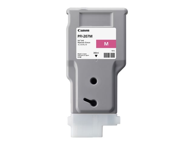 Canon PFI-207 M - 300 ml - Magenta - originalTintenbehälter - für imagePROGRAF iPF680 - iPF685 - iPF780 - iPF785
