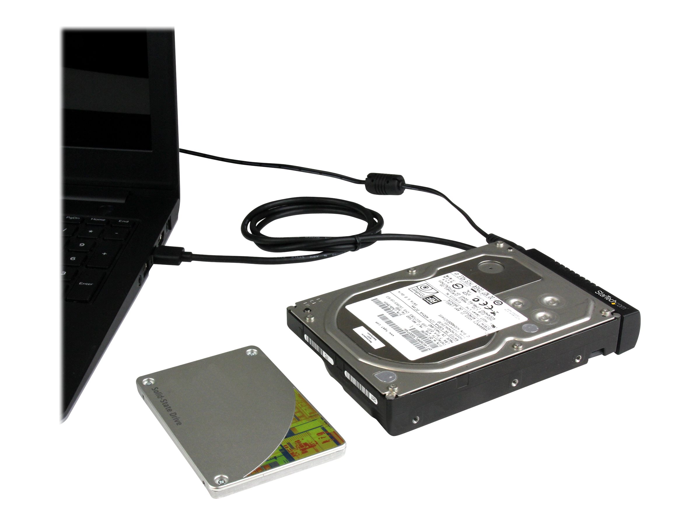 StarTech.com Startech USB 3.1 (10Gbit/s) Adapter Kabel für 2,5" und 3,5" SATA SSD/HDD Laufwerke - Unterstützt SATA III - Speicher-Controller - 2.5", 3.5" (6.4 cm, 8.9 cm)SATA 6Gb/s - USB 3.1 (Gen 2) -