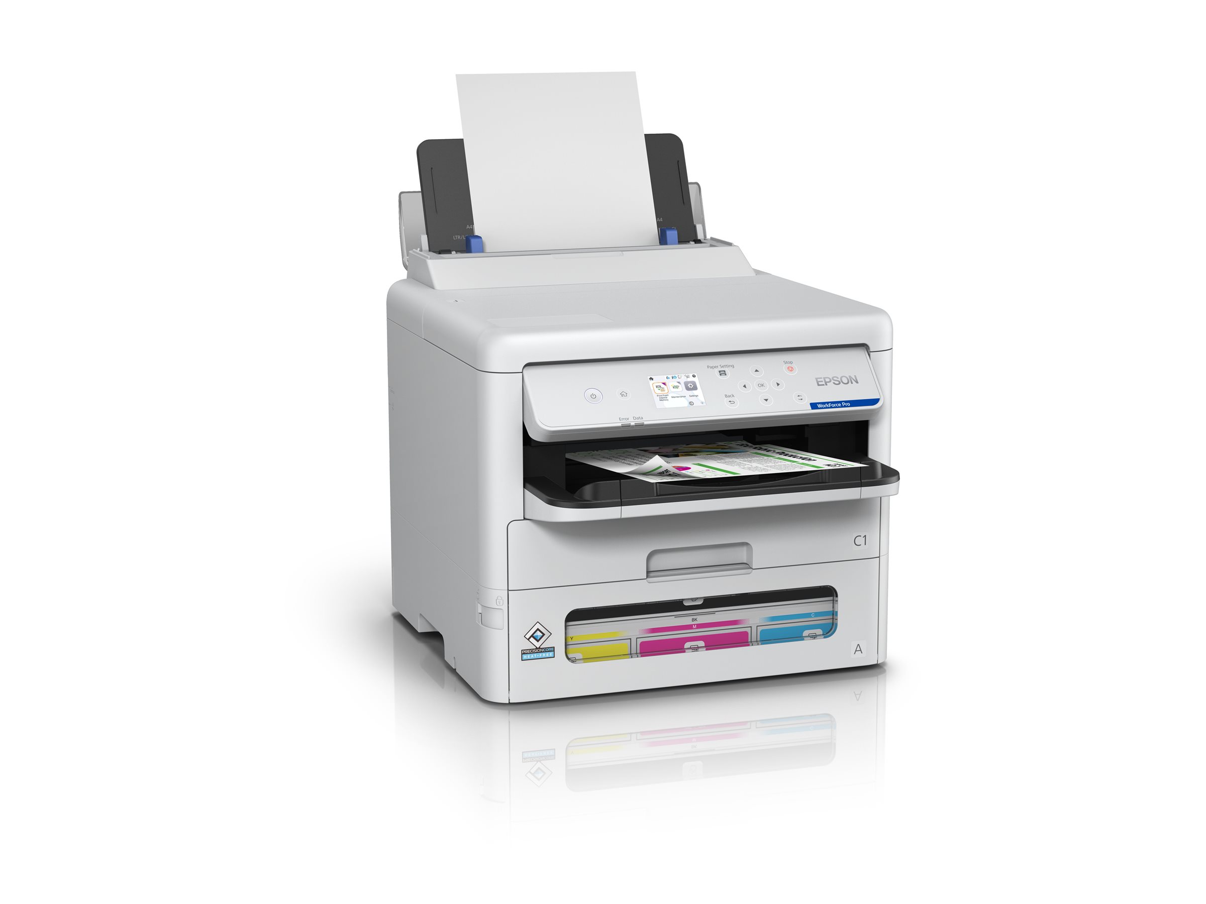 Epson WorkForce Pro EP-C800RDW - Drucker - Farbe - Duplex - Tintenstrahl - A4/Legal - 4800 x 1200 dpi - bis zu 25 Seiten/Min. (einfarbig)/bis zu 25 Seiten/Min. (Farbe) - Kapazität: 330 Blätter - USB 2