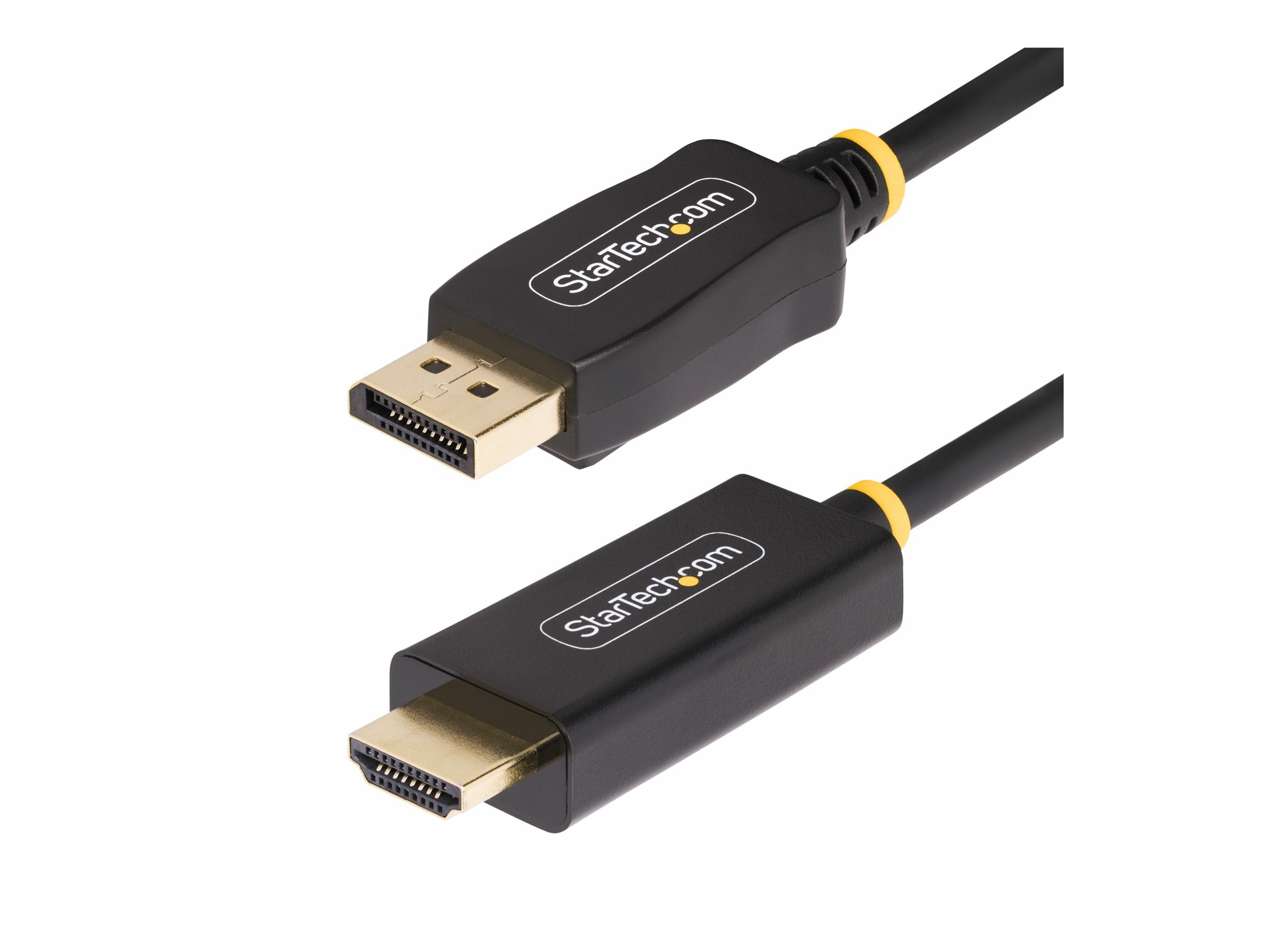 StarTech.com Startech 1m Aktiver DisplayPort auf HDMI Adapterkabel4K 60Hz - HDR - Adapterkabel - DisplayPort männlich zu HDMI männlich - 1 m - Schwarz - 4K60Hz-Unterstützung - HDR-Unterstützung
