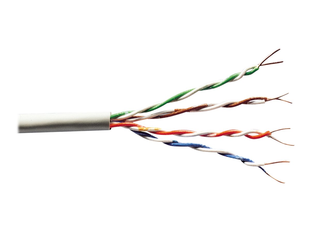 DIGITUS CAT 5e U/UTP Datenkabel - Verlegekabel, 305 m, Simplex, Eca305 m - UTP - CAT 5e - IEEE 802.5/IEEE 802.3 - Riser - Grau