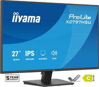 Iiyama ProLite X2797HSU-B1 - LED-Monitor - 68.6 cm (27")1920 x 1080 Full HD (1080p) @ 120 Hz - IPS - 350 cd/m² - 1500:1 - 4 ms - HDMI - DisplayPort - Lautsprecher - mattschwarz