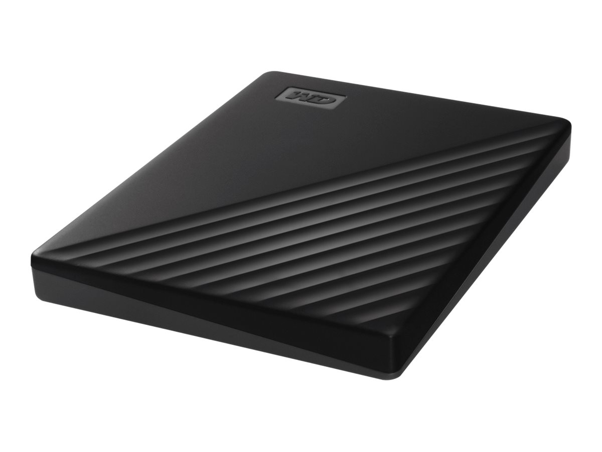 WD My Passport WDBYVG0010BBK - Festplatte - verschlüsselt - 1 TB - extern (tragbar)USB 3.2 Gen 1 - 256-Bit-AES - Schwarz