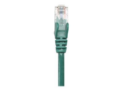 Intellinet Network Patch Cable, Cat5e, 10m, Green, CCA, U/UTP, PVC, RJ45, Gold Plated Contacts, Snagless, Booted, , Polybag - Patch-Kabel - RJ-45 (M)zu RJ-45 (M) - 10 m - UTP - CAT 5e - geformt - ohne