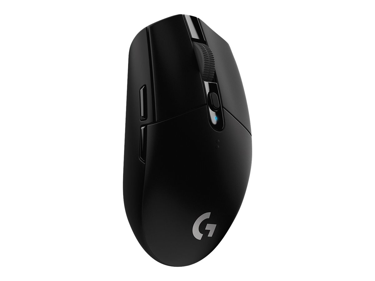 Logitech G G305 - Maus - optisch - 6 Tasten - kabellos - 2.4 GHz - kabelloser Empfänger (USB)Schwarz