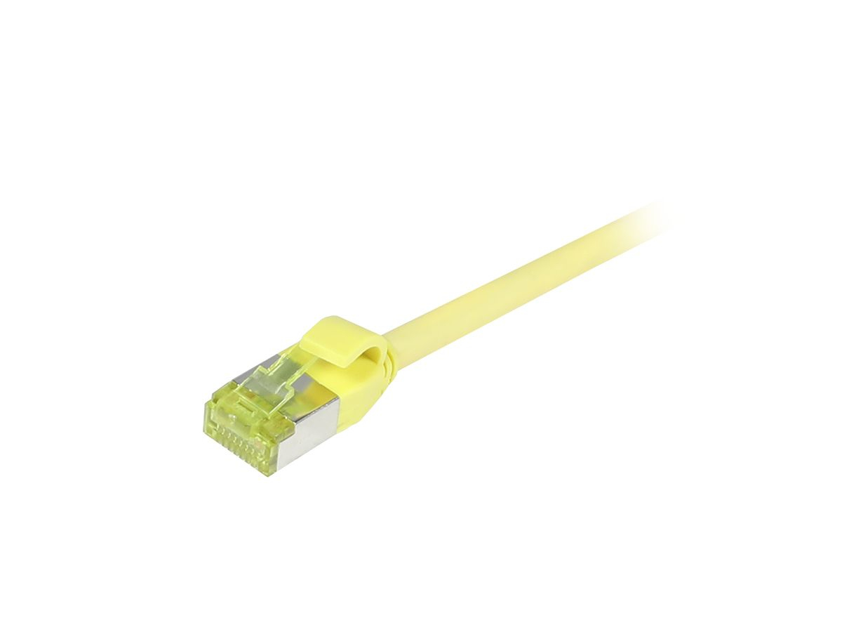 Synergy 21 S217953, 10 m, Cat6a, S/FTP (S-STP), RJ-45, RJ-45, GelbRJ-45 - RJ-45 - Cat6a - M/M - 500MHz - S/FTP - 4.5 mm - TPE/LSZH - AWG28 - 10 m