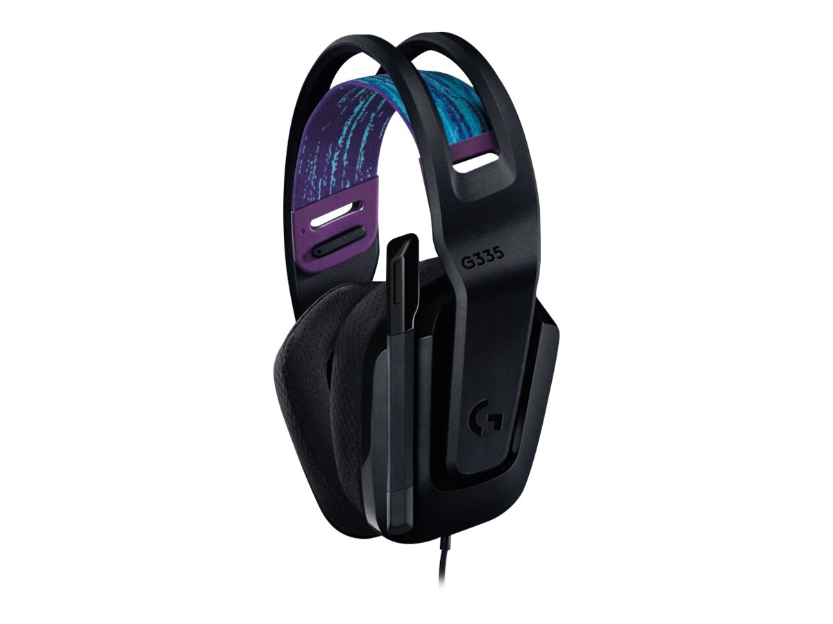 Logitech G G335 Wired Gaming Headset - Headsetohrumschließend - kabelgebunden - 3,5 mm Stecker - Schwarz - Discord-zertifiziert