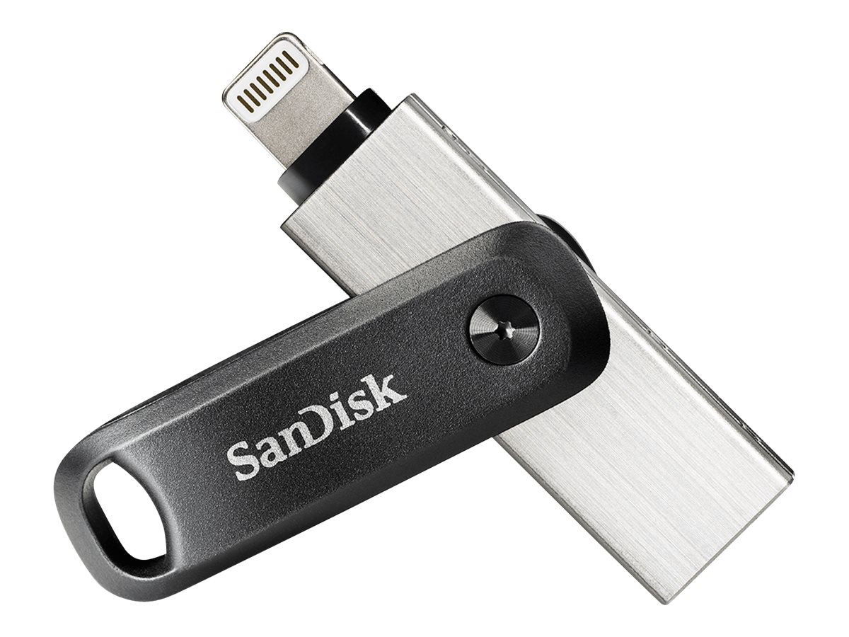 SanDisk iXpand Go - USB-Flash-Laufwerk - 64 GB - USB 3.0 / Lightning - für Apple iPad/iPhone (Lightning)3.0