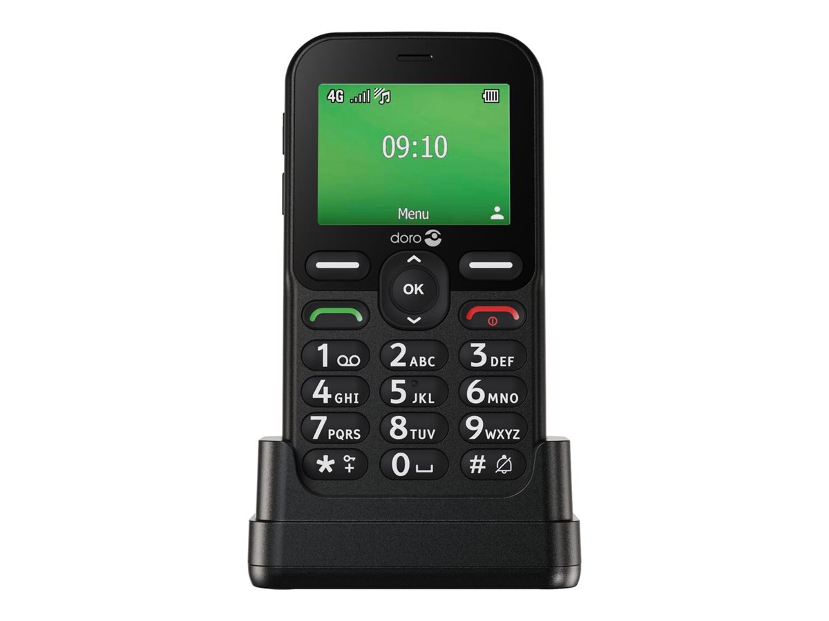 Doro Leva E10 - 4G Feature Phone - microSD slotrear camera - Schwarz