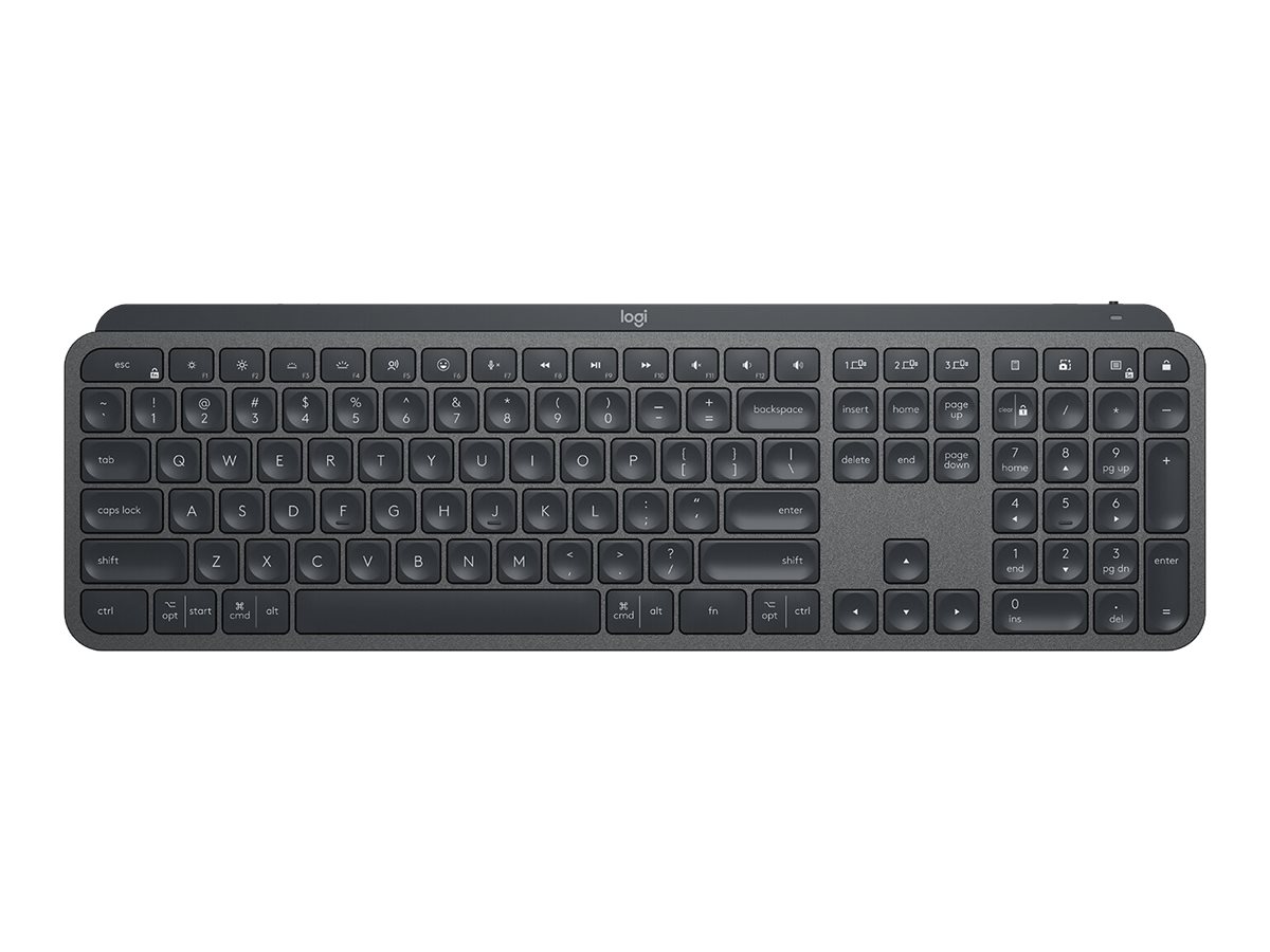 Logitech MX Keys Combo for Business - Tastatur-und-Maus-Sethinterleuchtet - kabellos - Bluetooth LE - QWERTY - US International - Graphite