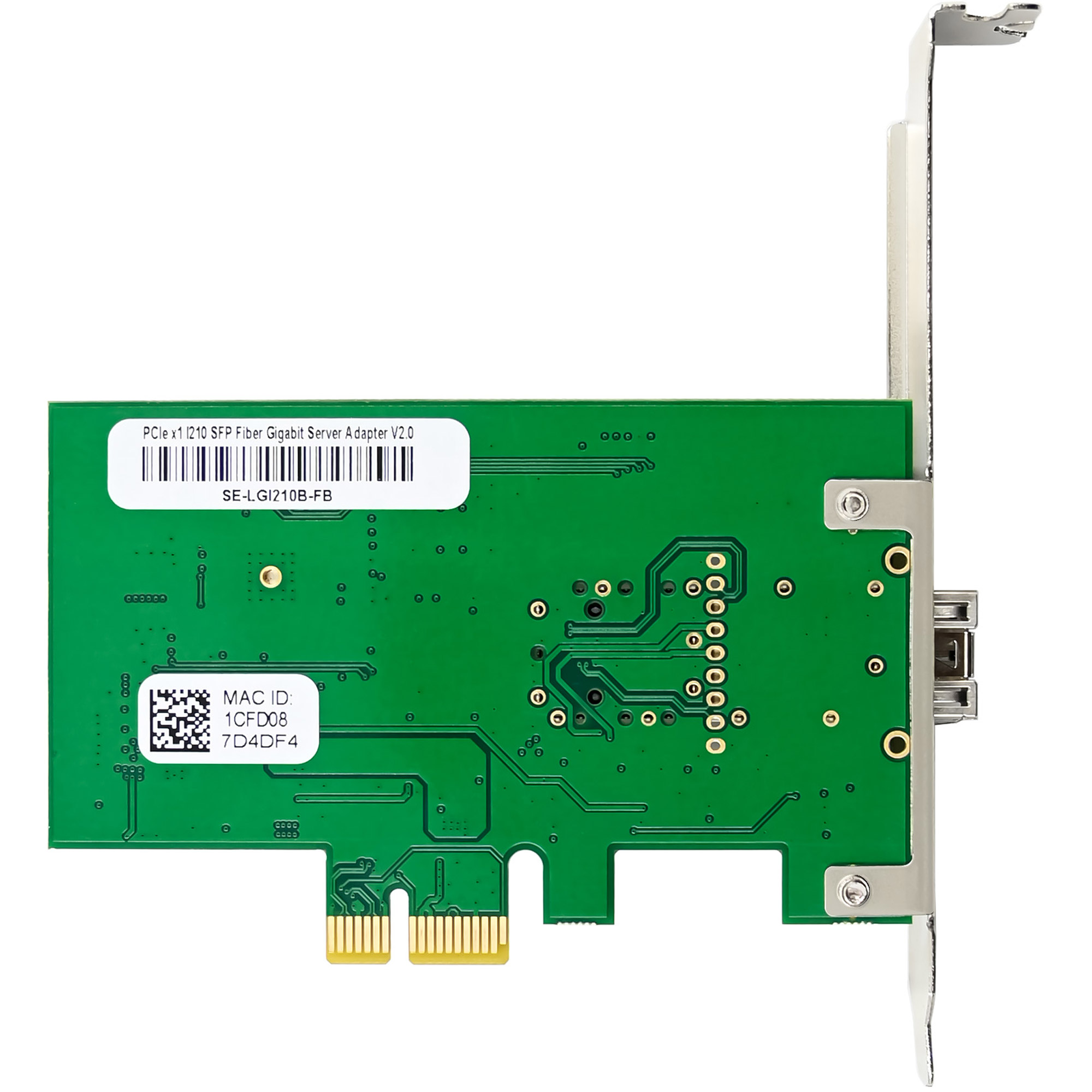 InLine Gigabit Netzwerkkarte - 1x SFP Fiber 1Gb/s - PCIe x1 - inkl. LP SlotblechGigabit Netzwerkkarte - 1x SFP Fiber 1Gb/s - PCIe x1 - inkl. LP Slotblech