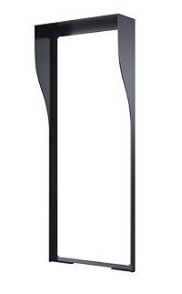 Akuvox X915S RAINCOVER IN-WALL, Hülle, Schwarz, Metall, Wand, 1 Stück(e)