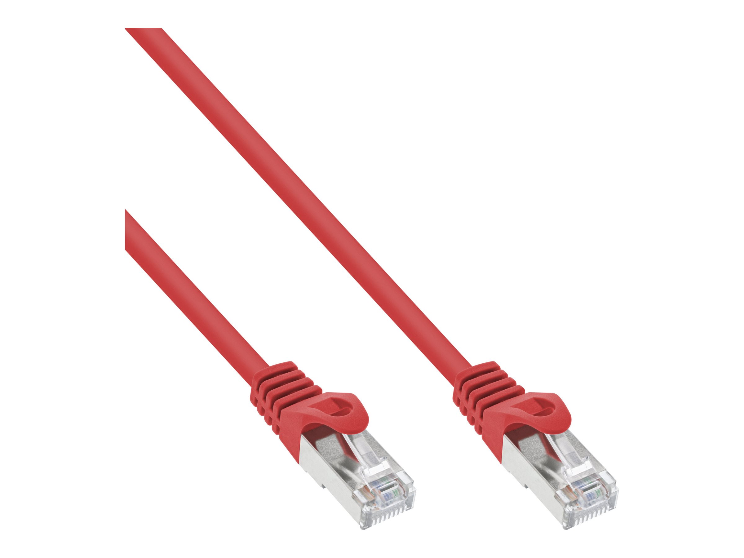 InLine Patchkabel - SF/UTP - Cat.5e - rot - 20m20 m - SFTP - CAT 5e - geformt - Rot
