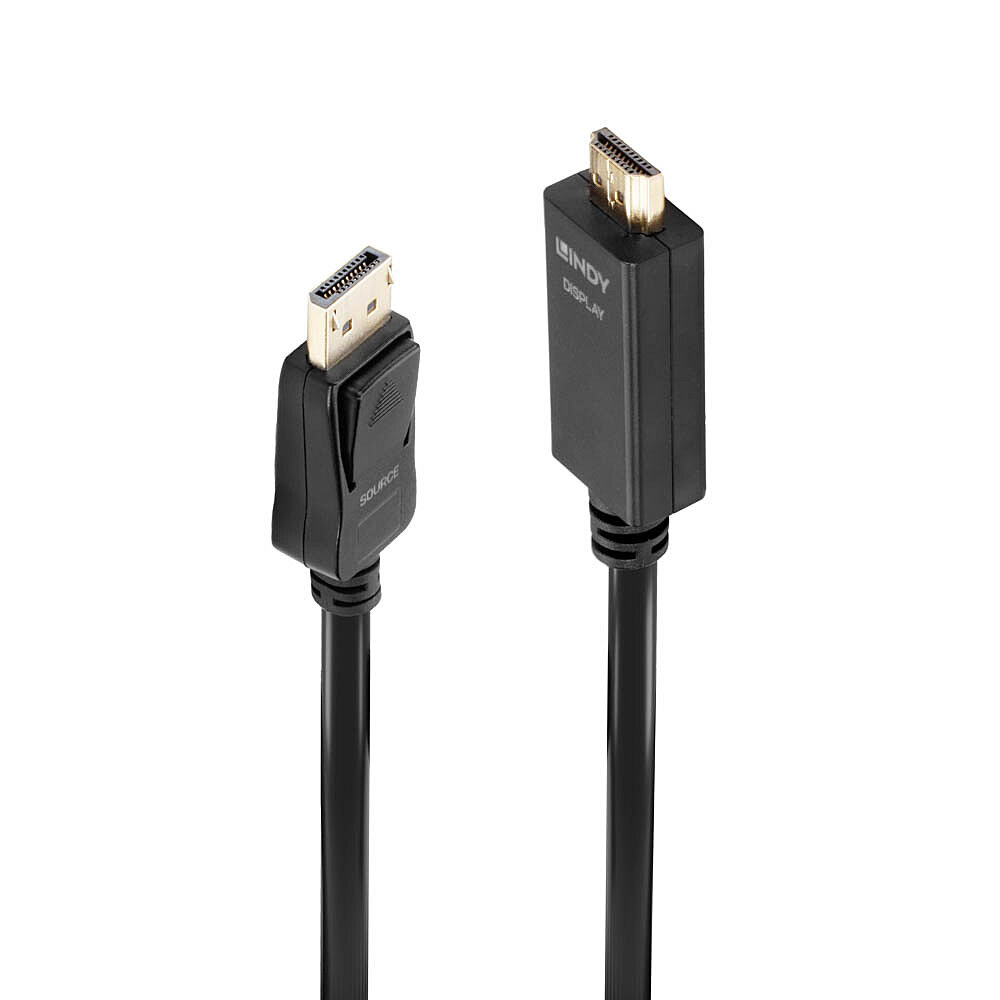 Lindy Adapterkabel - DisplayPort männlich zuHDMI männlich - 2 m