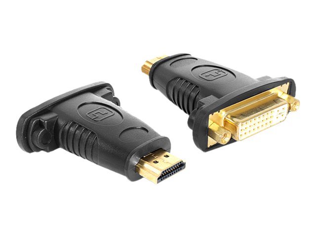 Delock Adapter HDMI male > DVI 24+5 pin femaleVideoadapter - DVI-I weiblich zu HDMI männlich
