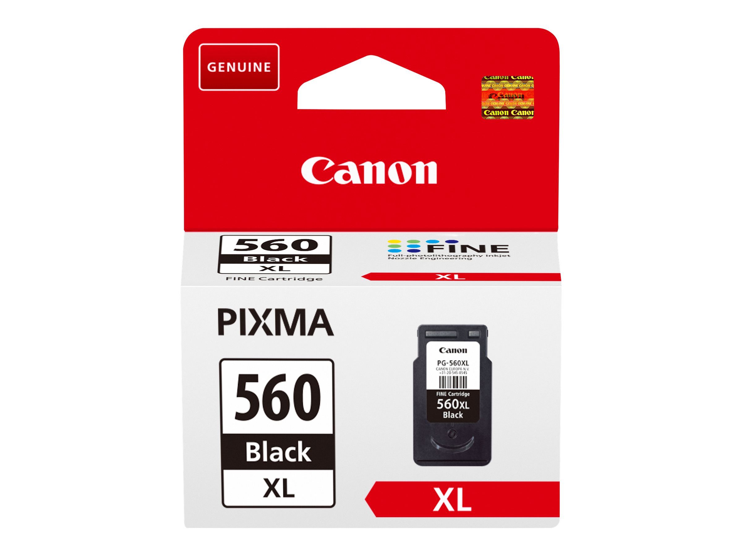 Canon PG-560XL - Schwarz - original - Tintenpatronefür PIXMA TS5350 - TS5351 - TS5352 - TS5353 - TS7450 - TS7451