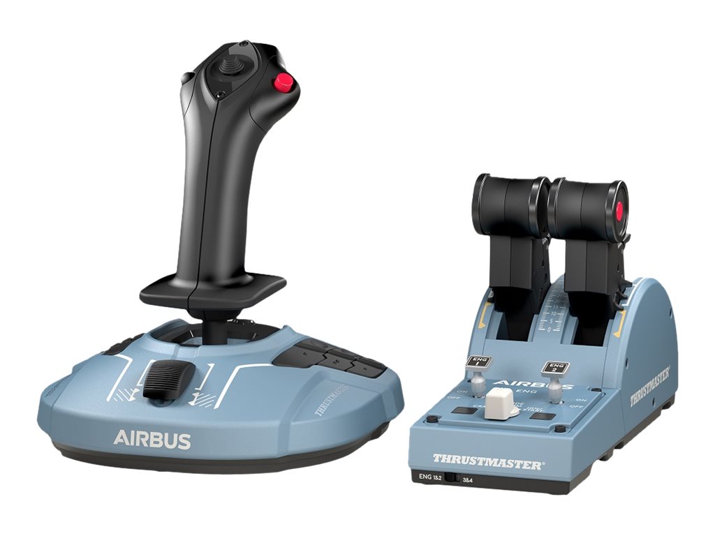 ThrustMaster Civil Aviation (TCA) Officer PackAirbus Edition - Joystick und Gasregler - kabelgebunden - für PC