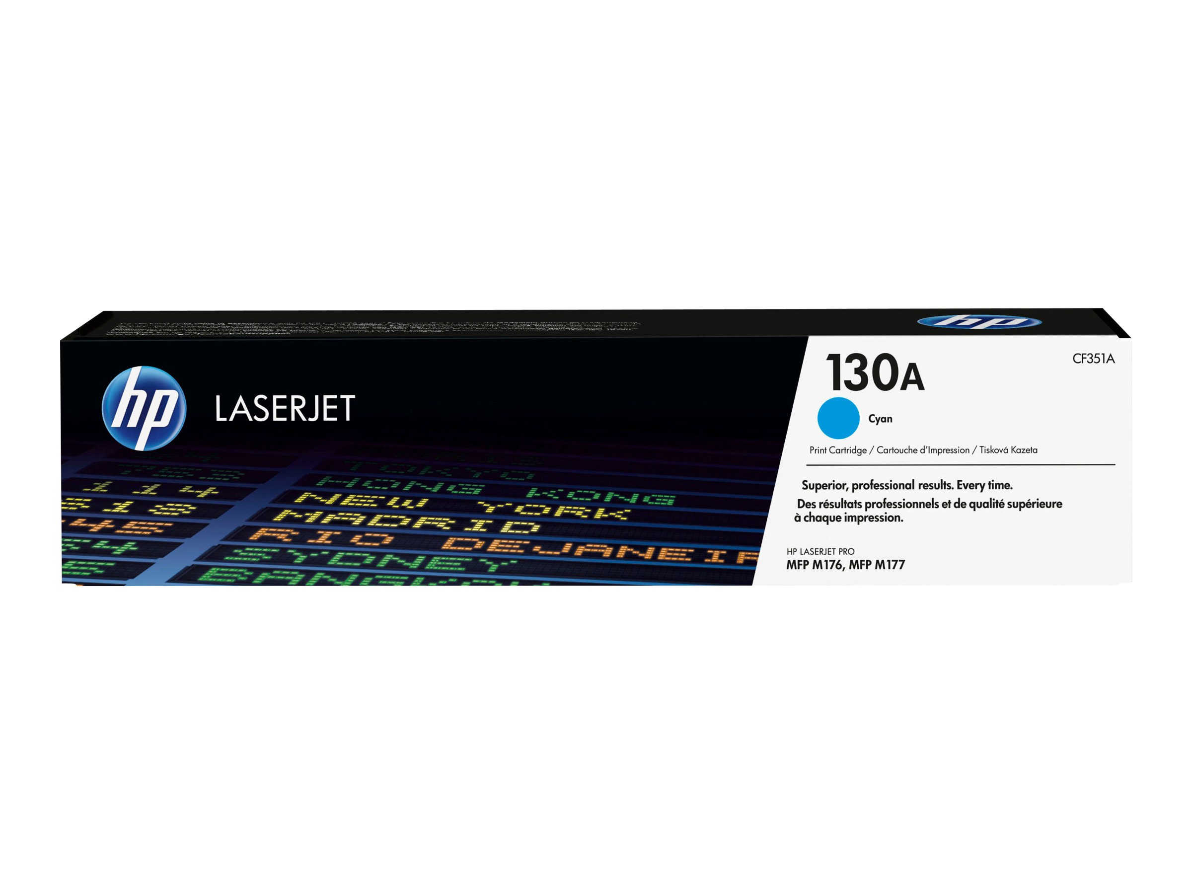 HP 130A - Cyan - original - LaserJet - Tonerpatrone (CF351A)für Color LaserJet Pro MFP M176n - MFP M177fw