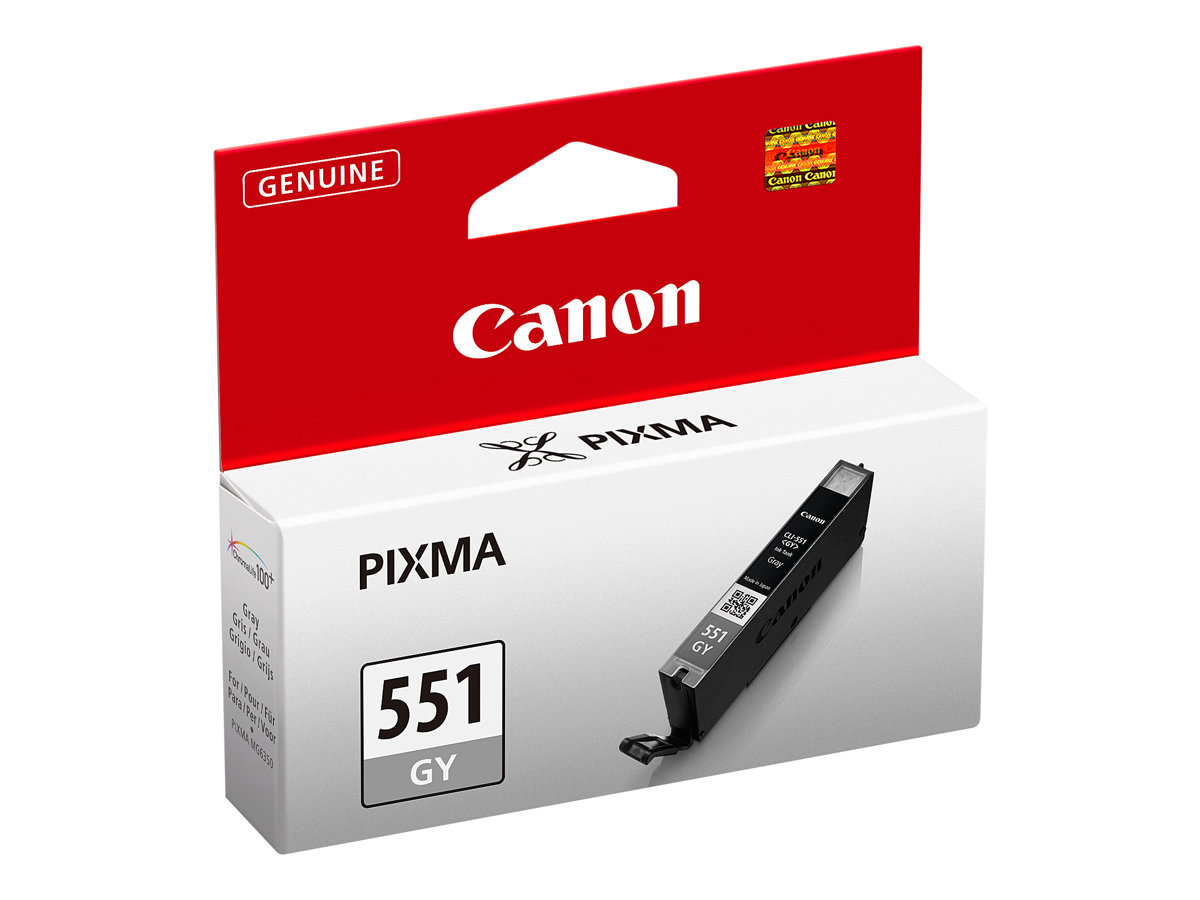Canon CLI-551GY - 7 ml - Grau - original - Tintenbehälterfür PIXMA iP8750 - iX6850 - MG5655 - MG6350 - MG7150 - MG7150 MONSTER UNIVERSITY Edition - MG7550
